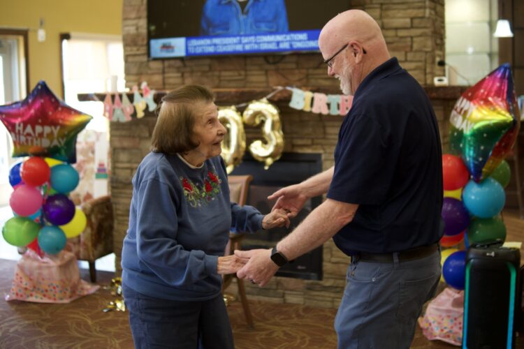St. Clairsville woman dances her way to 103 years old